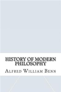 History of Modern Philosophy