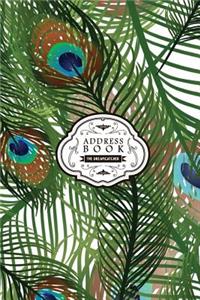 Address Book Dreamcatcher: Peacock Feathers Classic Address Book - Pocket Size (6x9 Inches)