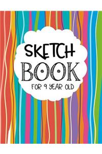 Sketch Book For 9 Year Old: Graph Paper Notebook