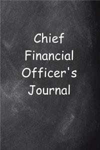 Chief Financial Officer's Journal Chalkboard Design