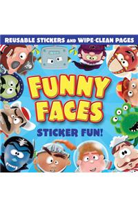 Funny Faces Sticker Fun! (Blue)