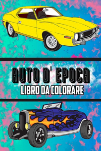 Auto D'epoca Libro Da Colorare