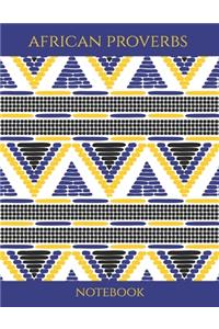 African Proverbs Notebook