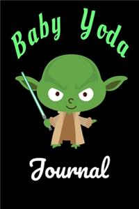 baby yoda journal: lined journal - yoda notebook journal gifts - baby yoda notebook gift