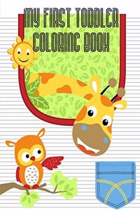 My First Toddler Coloring Book