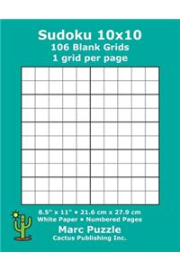 Sudoku 10x10 - 106 Blank Grids