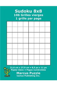 Sudoku 8x8 - 106 Grilles vierges