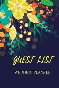 Guest List Wedding Planner