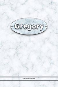 Gregory - Lined Notebook
