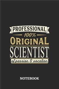 Professional Original Scientist Notebook of Passion and Vocation