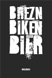 Brezn Biken Bier Notizbuch