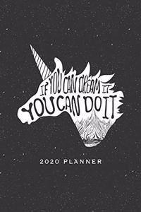 If You Can Dream it You Can Do It 2020 Planner