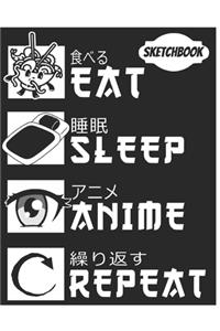 Manga Themed Sketchbook