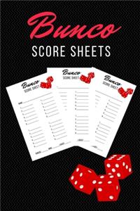Bunco Score Sheets