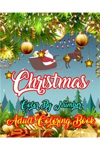 Christmas Color By Number Adult Coloring Book