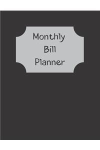 Monthly Bill Planner