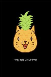 Pineapple Cat Journal