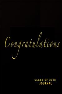 Class Of 2018 Journal