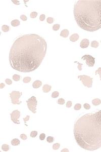 Cute Pattern Rose Gold Sketchbook 7