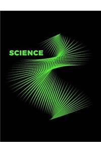Green Illusion Composition Book