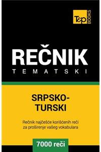 Srpsko-Turski Tematski Recnik - 7000 Korisnih Reci