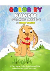 Color by Number for Kids Ages 4-8