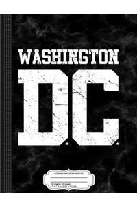 Distressed Washington DC Composition Notebook