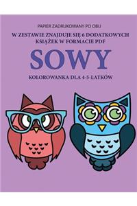 Kolorowanka dla 4-5-latków (Sowy)