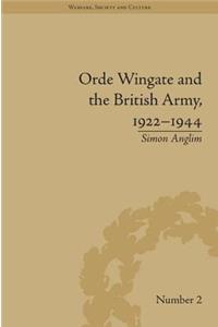 Orde Wingate and the British Army, 1922-1944