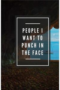 People I Want To Punch In The Face (Notebook)
