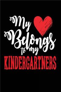 My Belongs to My Kindergartners