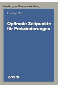 Optimale Zeitpunkte für Preisänderungen