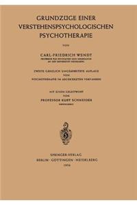 Grundzüge Einer Verstehenspsychologischen Psychotherapie