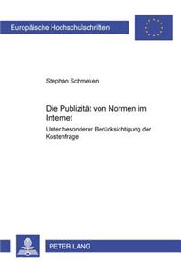 Die Publizitaet von Normen im Internet
