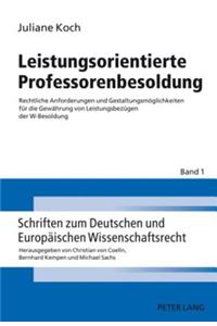 Leistungsorientierte Professorenbesoldung