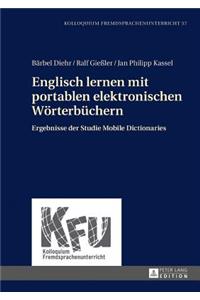 Englisch lernen mit portablen elektronischen Woerterbuechern