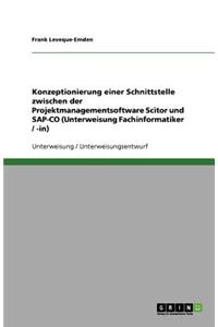 Konzeptionierung einer Schnittstelle zwischen der Projektmanagementsoftware Scitor und SAP-CO (Unterweisung Fachinformatiker / -in)