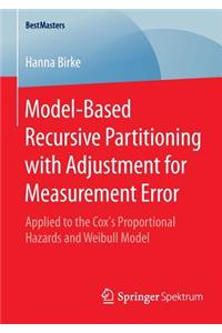 Model-Based Recursive Partitioning with Adjustment for Measurement Error