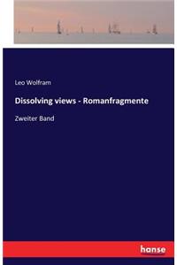 Dissolving views - Romanfragmente