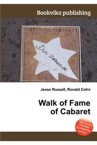 Walk of Fame of Cabaret