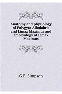 Anatomy and Physiology of Polygyra Albolabris and Limax Maximus and Embryology of Limax Maximus