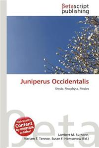 Juniperus Occidentalis