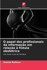 O papel dos profissionais da informação em relação à fístula obstétrica