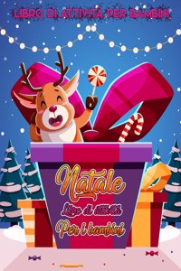 Libro di attivita di Natale per bambini di eta 4-8