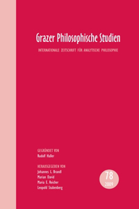 Grazer Philosophische Studien. Band 78