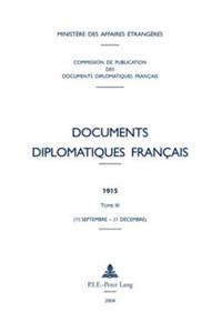 Documents Diplomatiques Français