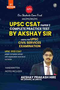 UPSC CSAT Paper 2 Complete Practice Test By Akshay Sir - Useful For UPSC CSE Examination