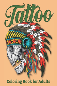 Tattoo Coloring Book For Adults