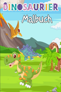 Malbuch Dinosaurier