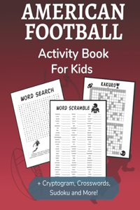 American Football Activity Book for Kids